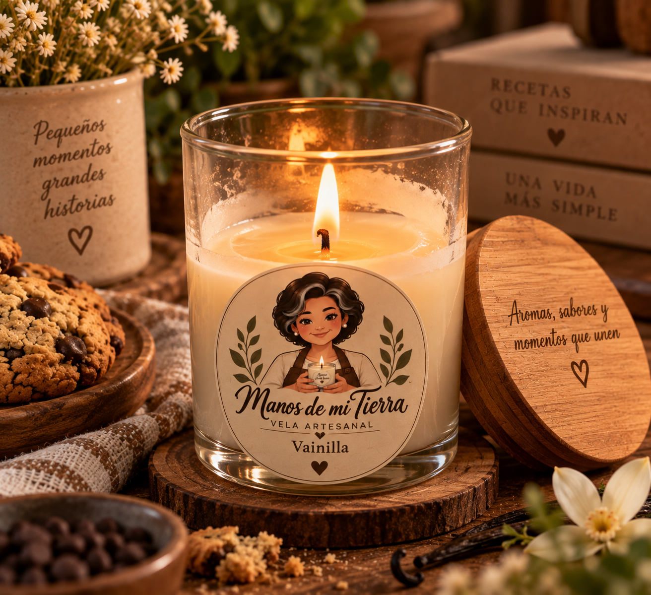 Ingredientes naturales para las velas